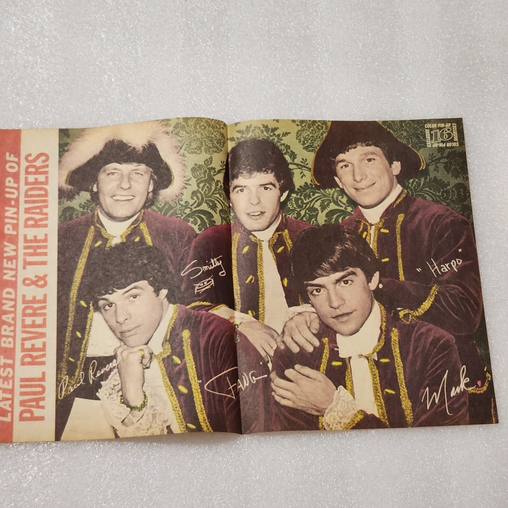 Paul Revere & the Raiders vintage poster pinup clipping 10x16 1970s